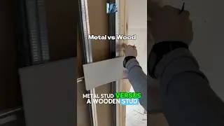 Metal vs wood how to tell the diffrent screws apart #construction #drywall
