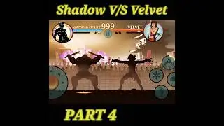 Shadow Fight 2 Most🔥🔥 Dangerous Magic Weapon Fight With 💪💪 Velvet Crazy Moment || Part 4 || #shorts
