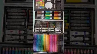 145 pieces colouring set! Amazon finds Unboxing Asmr