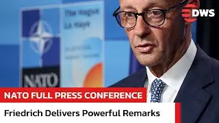 JUST IN: Friedrich Merz Delivers Powerful Closing Remarks | Full Press Conference NATO Summit | AQ1E