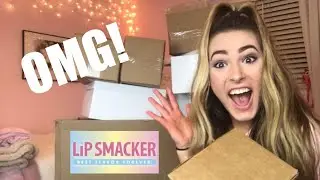 LIP SMACKER SENT ME THE BIGGEST PRESENT EVER!