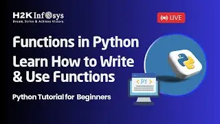 Functions in Python | Learn How to Write & Use Functions | Python Tutorial for Beginners