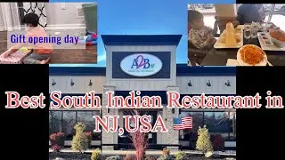 A2B South Indian restaurant America🇺🇸 #indianfamilyinusa #indianamericanvlogger #gujjfamilyimamerica