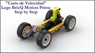 Carro de Velocidad | Sprint Car | Lego BricQ Motion Prime | Step by Step ⚙️