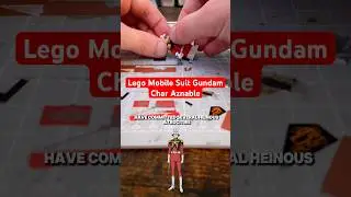 The PERFECT Lego Zaku Needs A Pilot (Char Aznable) #lego #gundam