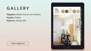 Better Homes and Gardens. Product placement in a digital magazine