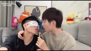 [Engsub/BL] Candy Kissing Challenge 🍭 - Couple Challenge - Part 2 | Xiao Wang & Xiao Shen
