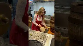 We&rsquo;re with Merve who shows us how to expertly tap a new beer keg at Habe Die Ehre Restaurant! 🍻🍺