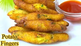 Potato Snacks Recipe |Potato Rava Fingers |Evening Snacks |Real Feast
