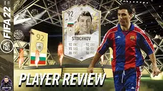 WORTH THE ICON SWAP GRIND? 92 PRIME STOICHKOV PLAYER REVIEW! FIFA 22 ULTIMATE TEAM