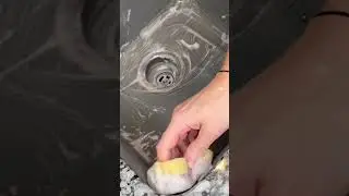 Granite composite sink cleaning #bubblesandbuckets #cleaning #organize