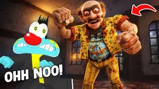 STEPDAD Vs OGGY And JACK | Horror Funny Gameplay ROBLOX!😱- ft.Oggy