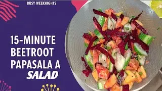 Beetroot Papaya Salad By ZainabSiddiqui/Immunity Boosting/Salad Recipe/Beetroot Recipes/papaya salad