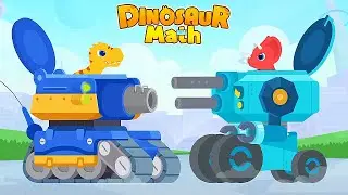 Dinosaur Math: T-Rex Vs Triceratops Vs Velociraptor Vs Ankylosaurus | Eftsei Gaming