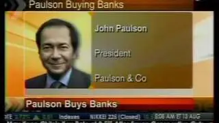 Paulson Buys Banks - Bloomberg