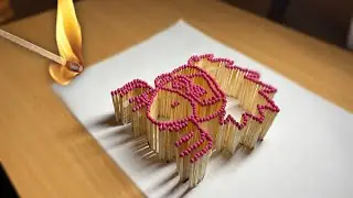 Figure Naruto with Matchstick I FIRE ART 🔥