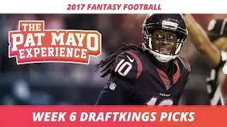2017 Fantasy Football - Week 6 DraftKings Picks, Preview and Sleepers