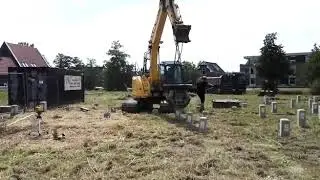 Koppensnellen van heipalen