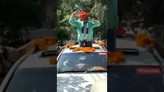 Gurjar King Kunwar Pranav Singh Champion Reaching fathepur Beri Village Delhi