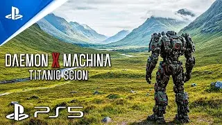 DAEMON X MACHINA TITANIC SCION New Gameplay Demo 18 Minutes 4K