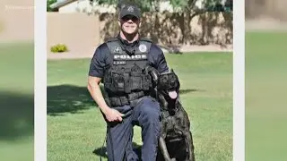 Gilbert Police give final salute to K9 officer
