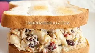 Apple Pecan Chickpea Salad Sandwich