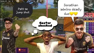 Top fragger dono bhai rhenge izzat se🔥|Jonathan Admino deadly duo💛💛|Caster shocked after this🤯🤯
