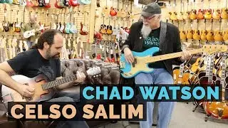 Celso Salim and Chad Watson on Bass here at Norman's Rare Guitars