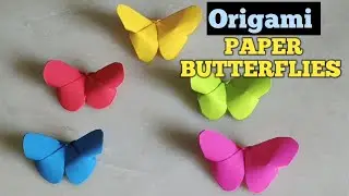 Butterfly | How to make Paper  Butterfly Easy | Origami | DIY |  Usha House | Paper Craft