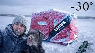 -30&deg; Ice Camping in a Tiny Tent (This Was Brutal)