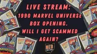 Live Stream: 1990 Marvel Universe Box Opening. Will I get scammed again?