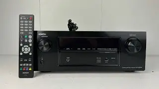 Showing the Denon AVR-X2200W Network AV Receiver