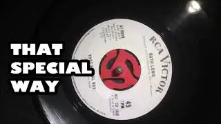 That Special Way ~ Ruth Lewis