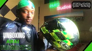 Unboxing My 'Arai Regent-X Patch' helmet! 🧑🏾&zwj;🚀 (EP. 22) | Paris PTV