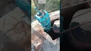 12.5hp 0penwell #submersiblemotor motor fitting in sump!..