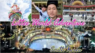 Lottee World Adventure - South Korea | nastranded sa ulan | ice skating sa summer