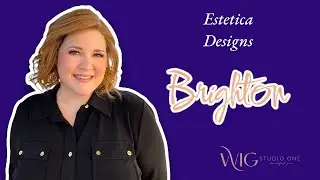 Estetica | BRIGHTON wig review | R30/28/26 | NEW style and fibers!