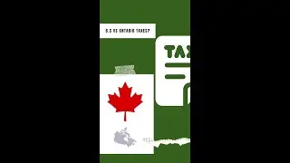 Taxes in B.C vs Ontario #shorts #tax #canadataxes