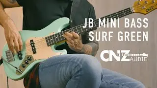 CNZ Audio JB Mini Bass Guitar - Surf Green | CNZ Audio