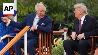 Trump watches military parade with King Charles III at Windsor Castle