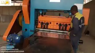 LEJQ25-40A 1500mm expanded metal mesh machine working well in Kenya client's factory