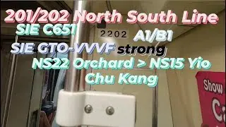 [C651 201/202 NSL] [Another nice sound] [NS22 Orchard → NS15 Yio Chu Kang]