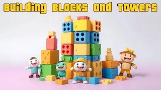 🧱🎶 Building Blocks and Towers - Fun Playtime Song for Kids 🌈💛