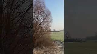 Winter fields without snow in Baltic countries #travel #baltic #lithuania