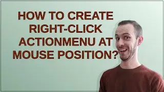 Mathematica: How to create Right-Click ActionMenu at mouse position?