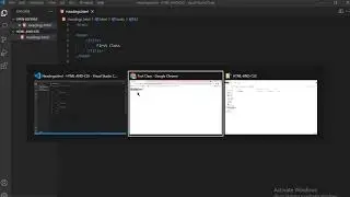 My New Video Headings By HTML AND CSS.