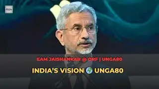 LIVE: EAM Dr. S. Jaishankar at ORF Panel | UNGA80 | Aid, Trade & Technology