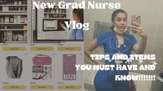 New Grad Registered Nurse: Items you must have for your first job + New Grad Nurse Tips 🩺👩🏻&zwj;⚕️