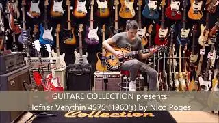 GUITARE COLLECTION presents Hofner Verythin 4575 from 1960's by Nico Poges
