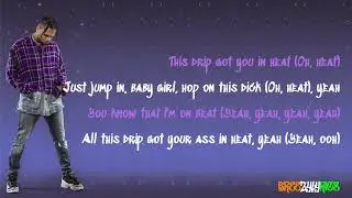 Chris Brown - Heat (feat. Gunna) [LYRIC VIDEO]